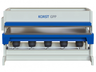 Горячий пневматический пресс Korst GPP-2510 для склеивания и облицовки заготовок