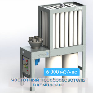 OPEN/6 – АСПИРАЦИОННАЯ УСТАНОВКА ДЛЯ МЕЛКОДИСПЕРСНОЙ ПЫЛИ